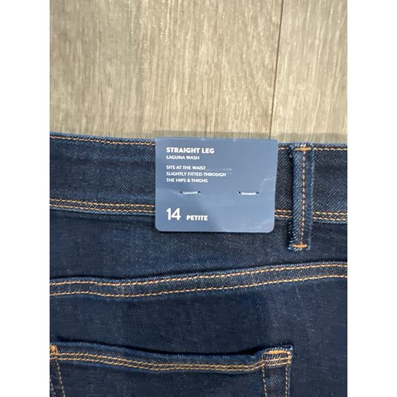 J.Jill Denim High Rise Standard Jean Size 14P - Picture 7 of 9